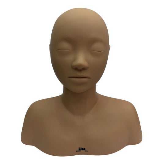 Burmax Lisa Massage Training Head Mannequin with Strap