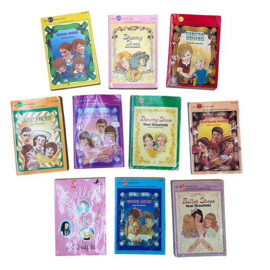Lot of 10 Noel Streatfeild Dell Yearling Paperback Shoes Series Books