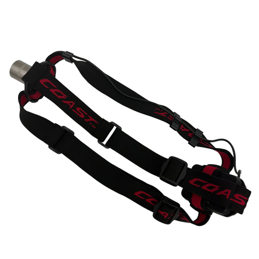 COAST HL5 LED Headlamp Black Red Tested Working Minor Battery Corrosion