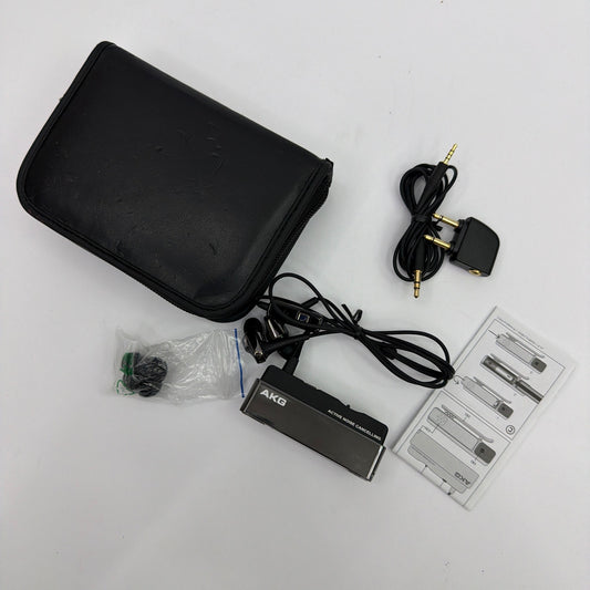 AKG K390NC Wired In-Ear Noise Cancelling Headphones Set Black With Case