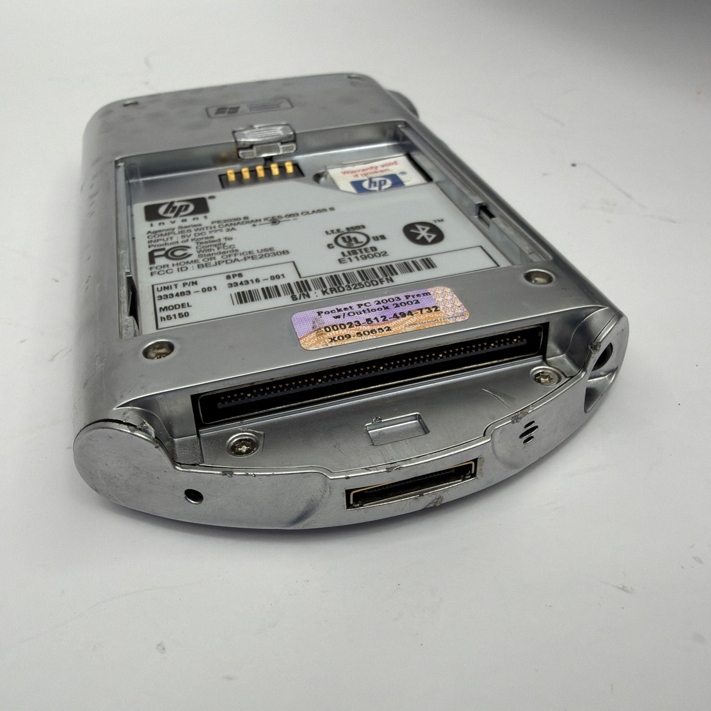 HP iPAQ h5150 Pocket PC PDA Handheld with Case/Cover Untested No Battery