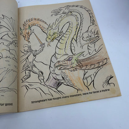 1983 Advanced Dungeons & Dragons Characters Coloring Book TSR Marvel ISBN 0-9397