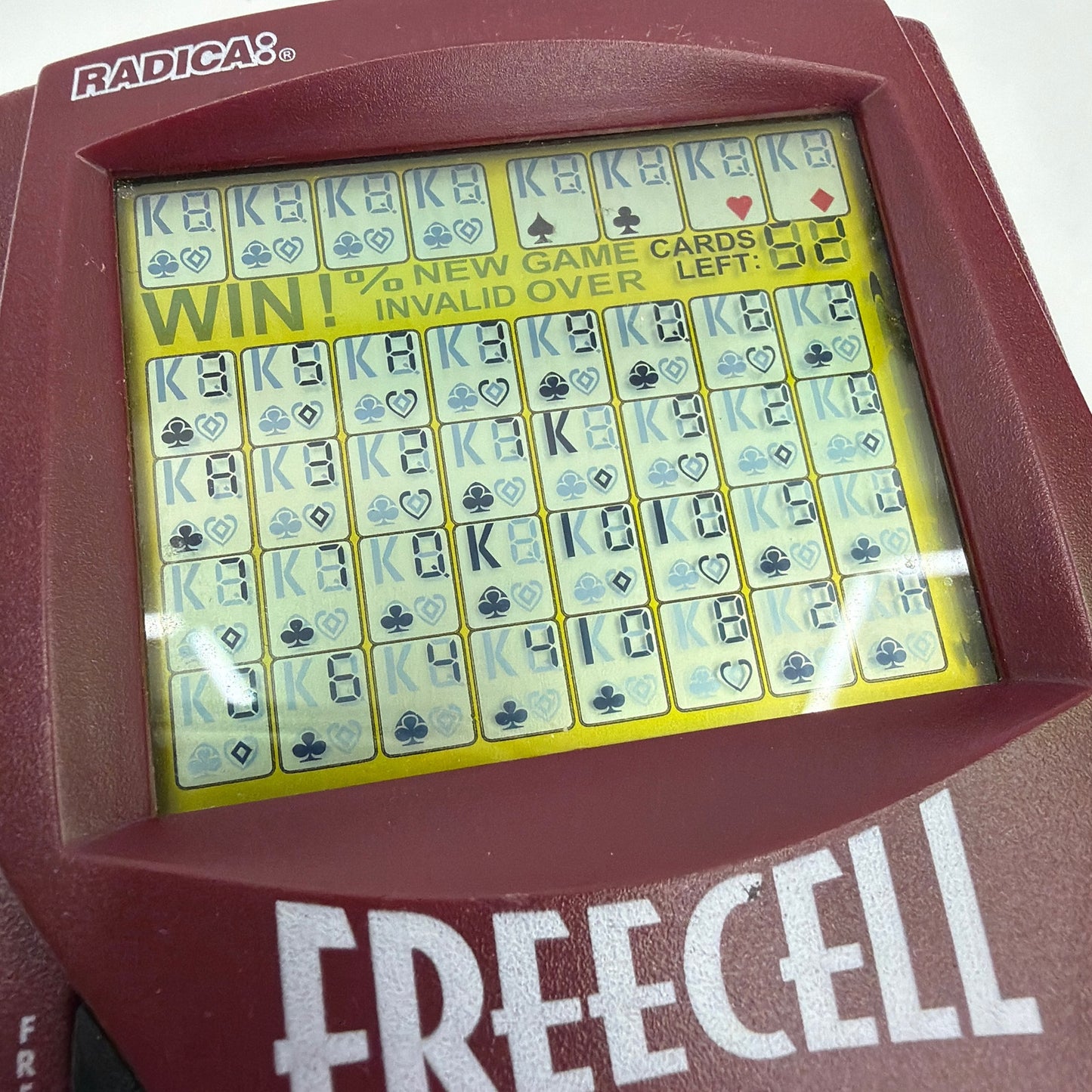 Radica FreeCell Handheld Electronic Game 1999 Tested Working