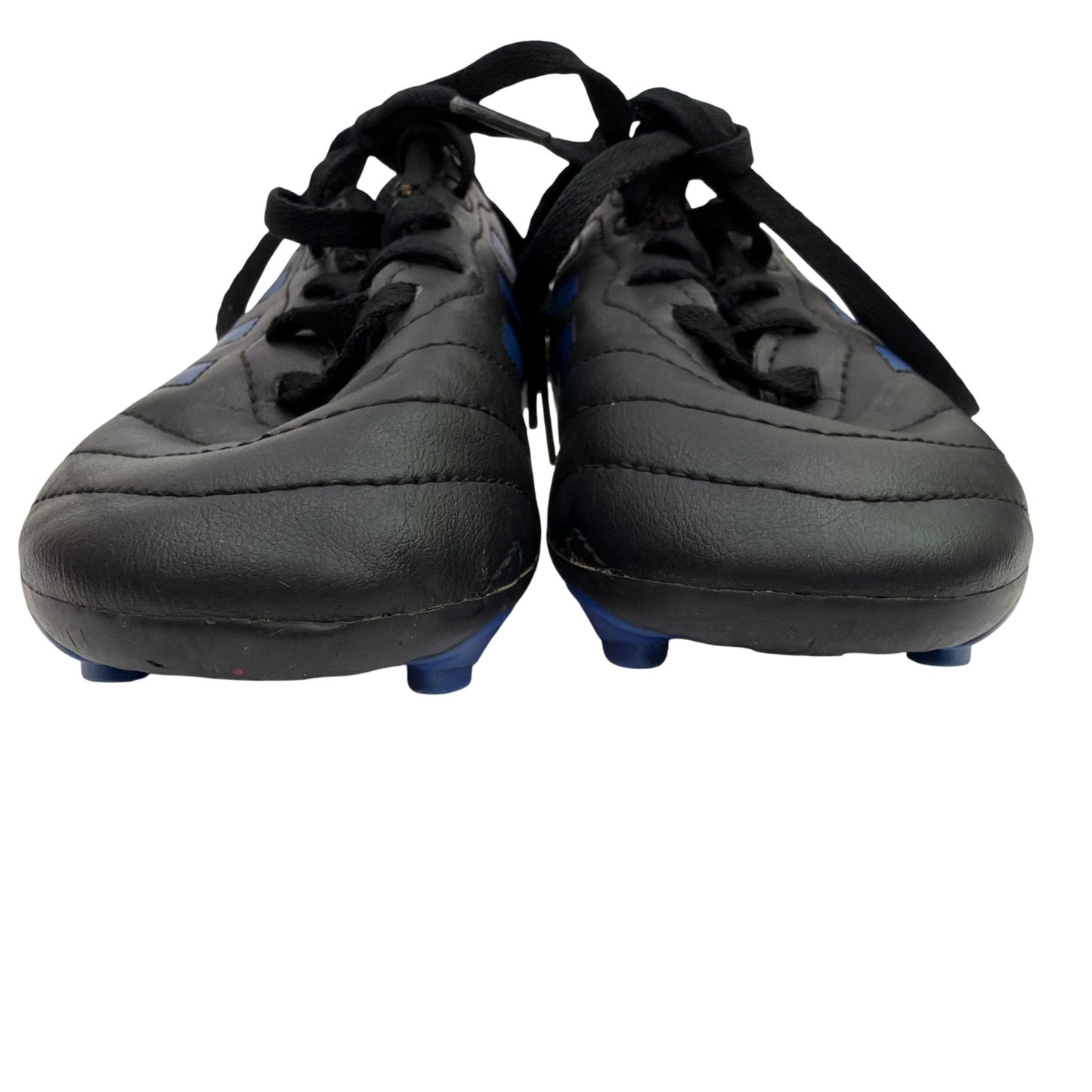 Adidas Kids Firm Ground Soccer Cleats Black/Blue Size 11K