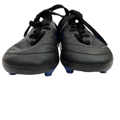 Adidas Kids Firm Ground Soccer Cleats Black/Blue Size 11K