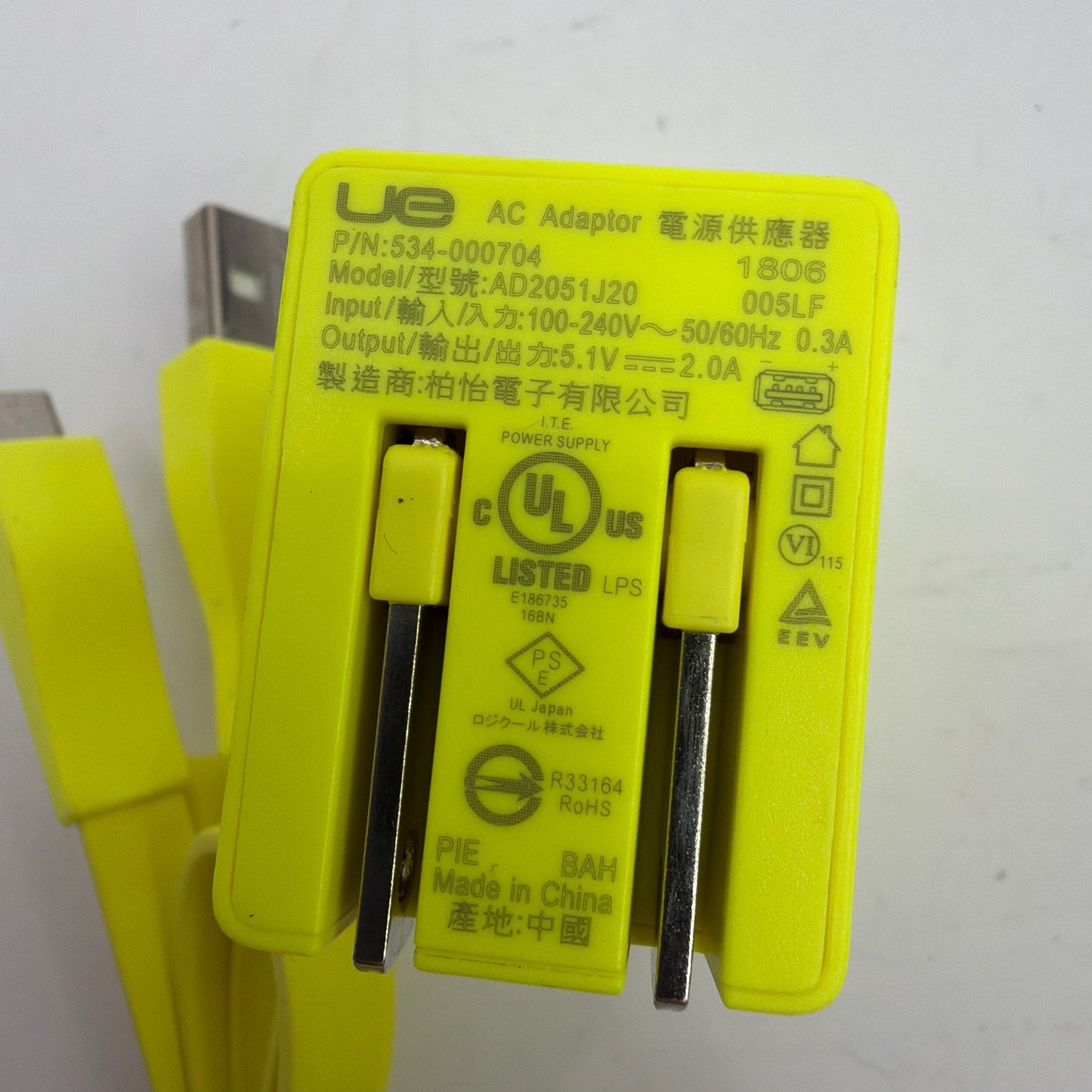 Ultimate Ears UE ROLL 2 Bluetooth Speaker S-00152 Blue/Red w/ Charger & USB Cord