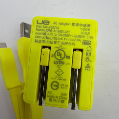 Ultimate Ears UE ROLL 2 Bluetooth Speaker S-00152 Blue/Red w/ Charger & USB Cord