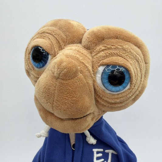 Universal Studios E.T. the Extra-Terrestrial Plush Blue Hoodie w/ Tag