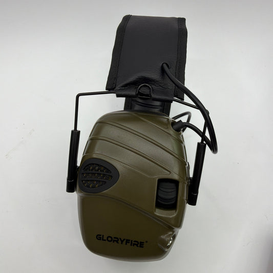 GLORYFIRE Electronic Shooting Hearing Protection Earmuffs Olive Green