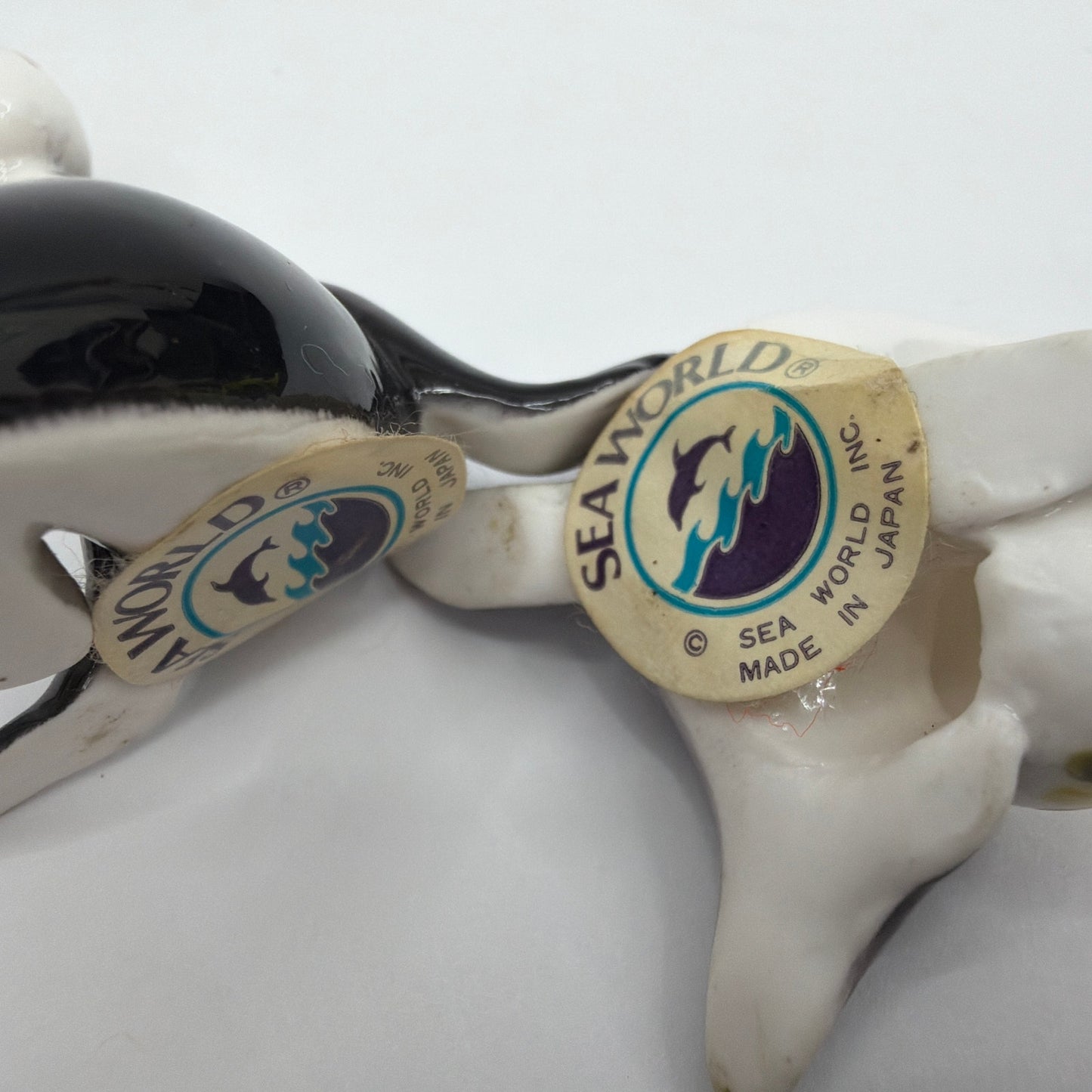 SeaWorld Sea Lion Figurines Balancing Ball Set of 2 Made in Japan