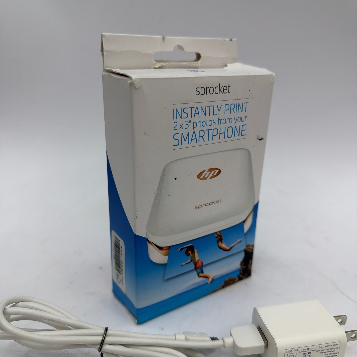 HP Sprocket 100 Portable 2x3 Photo Printer White Rose Gold X7N07A