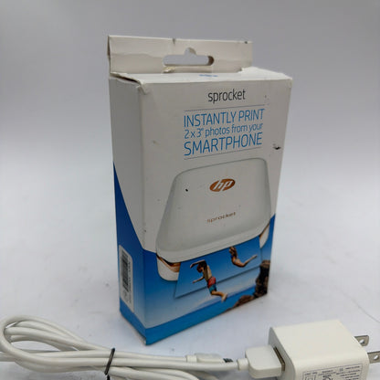 HP Sprocket 100 Portable 2x3 Photo Printer White Rose Gold X7N07A