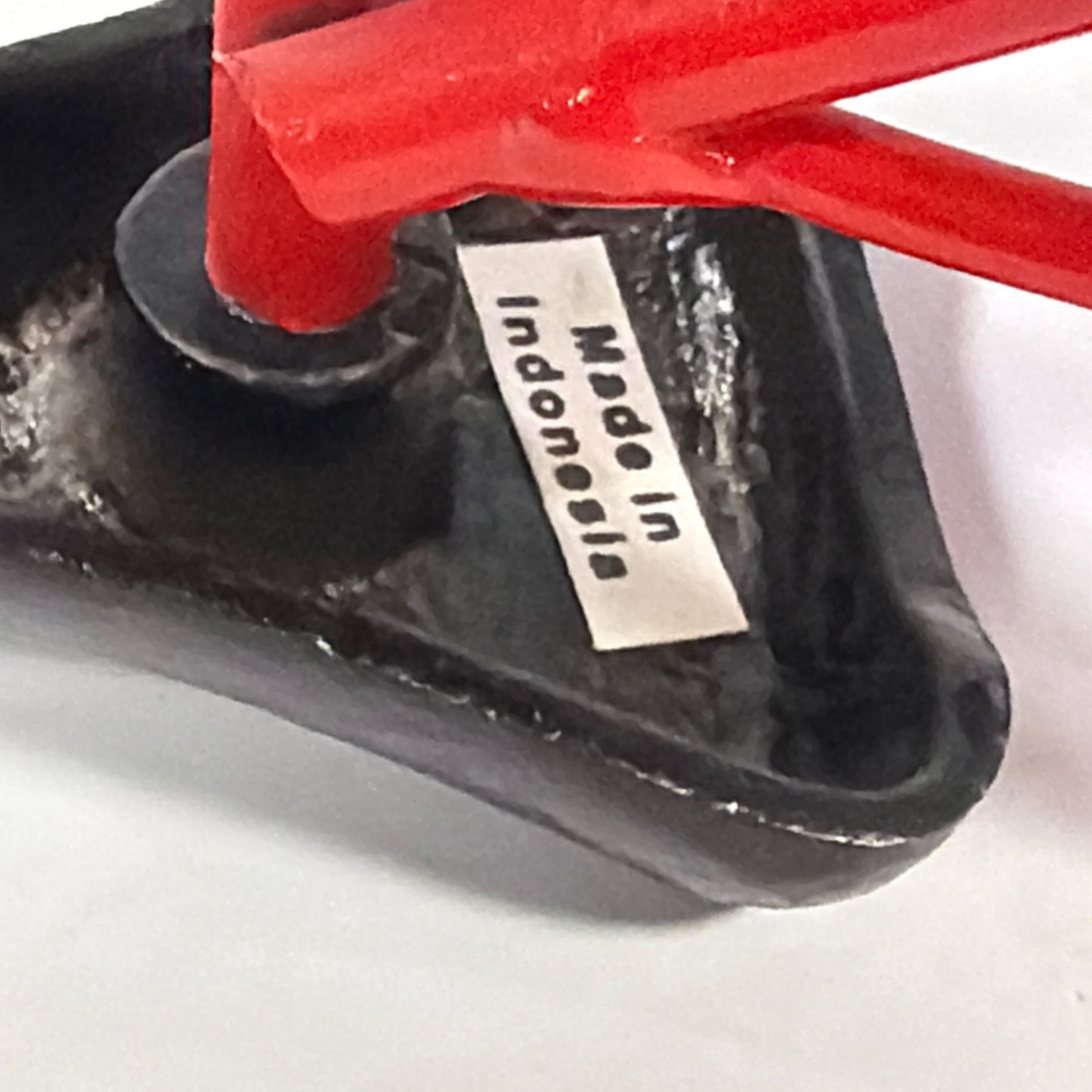 Metal Bicycle Model Figurine With Moving Pedals Red