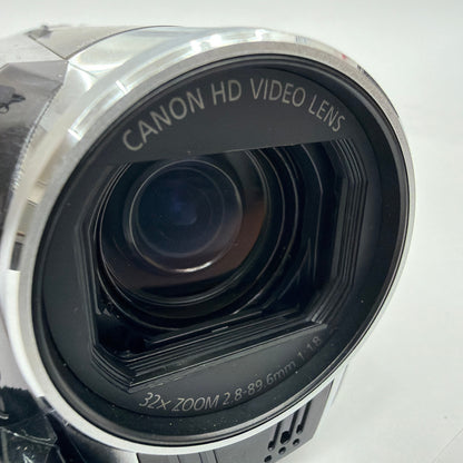 Canon VIXIA HF R300 Camcorder Black Tested Working