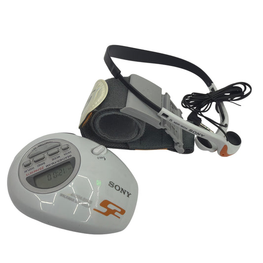 Sony Walkman Sports SRF-M85W S2 Weather/AM/FM Armband Radio with MDR-W014 Headps