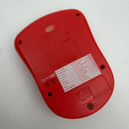 Radica Pocket Poker Draw & Deuces Handheld Electronic Game Red 2006 Tested