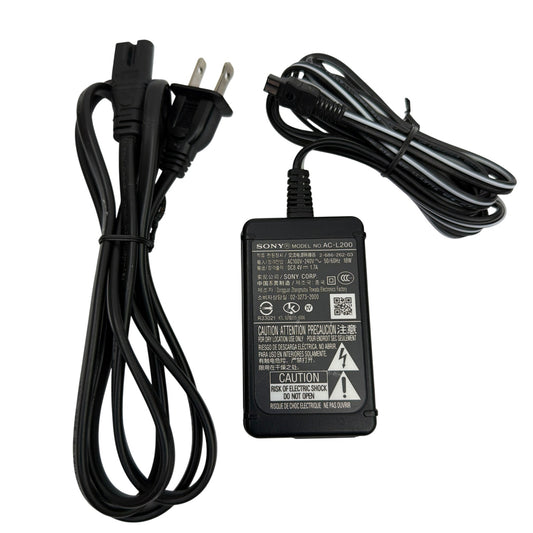 Sony AC-L200 8.4V 1.7A AC Power Adapter with Power Cord