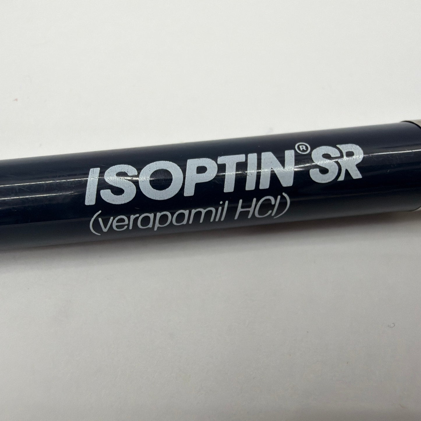 Isoptin SR Verapamil HCl Promotional Ballpoint Pen Black Made in USA