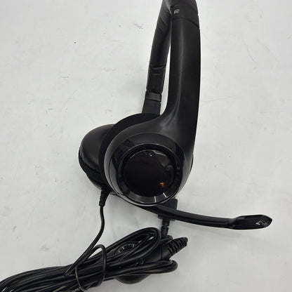 Logitech Logi USB Wired Headset with Microphone Black P/N 881-000046