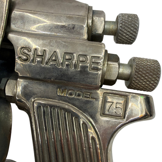 Vintage Sharpe Model 75 Air Paint Spray Gun With Canister Assembly