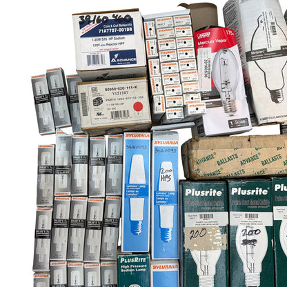 Large Mixed Lot HID / HPS / Metal Halide & Halogen Lamps + Ballasts – School Sur