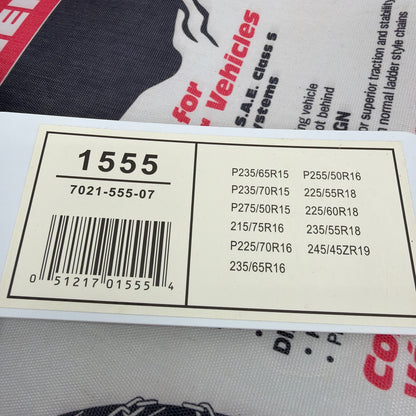 Laclede Alpine Premier 1555 Passenger Tire Chains 15"–19" Rim Les Schwab New