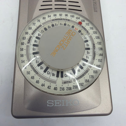 Seiko SQ-88 Quartz Metronome Made in Japan Silver