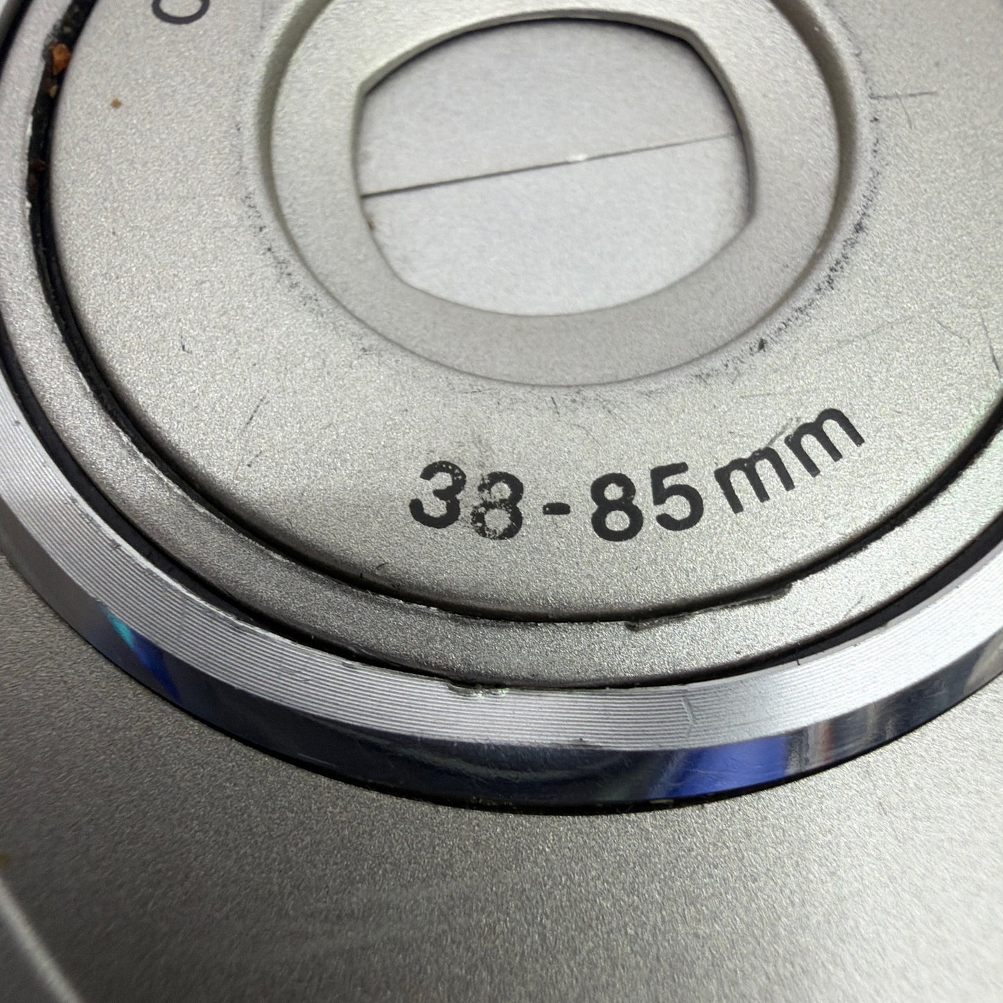 Canon Sure Shot 85 Zoom 35mm Film Point & Shoot Camera Silver Black For Parts