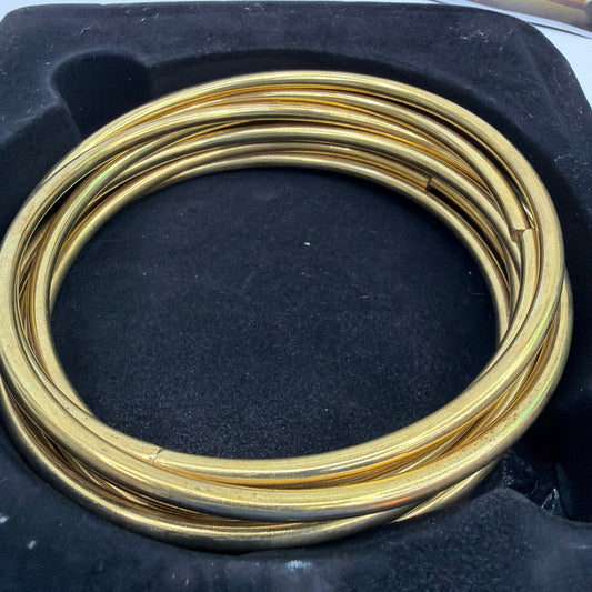 Fantasma Magic Deluxe Gold 8 Linking Rings Set w/ Instructions Ages 7+