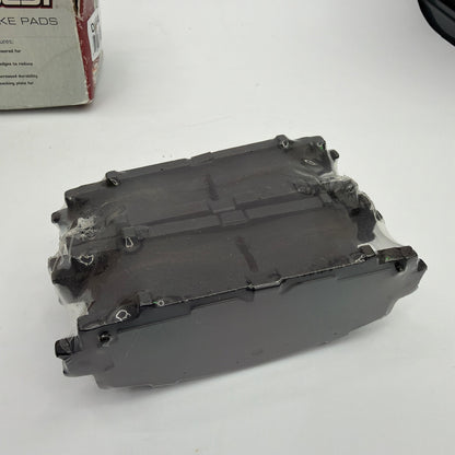 BrakeBest D1184 Front Organic Disc Brake Pads Set with Hardware Clips