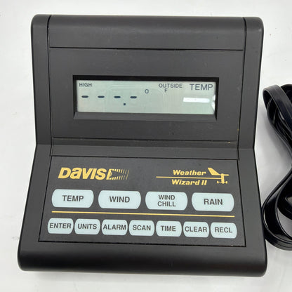 Davis Instruments Weather Wizard II 7420 Weather Station Console Weatherlink