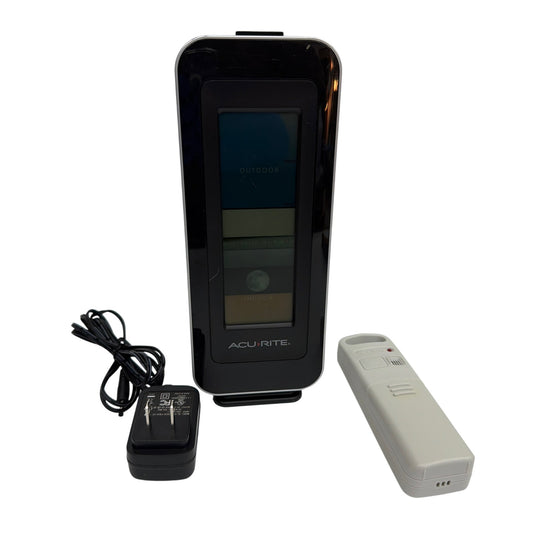 AcuRite 00384 Wireless Indoor/Outdoor Thermometer Display w Sensor & AC Adapter