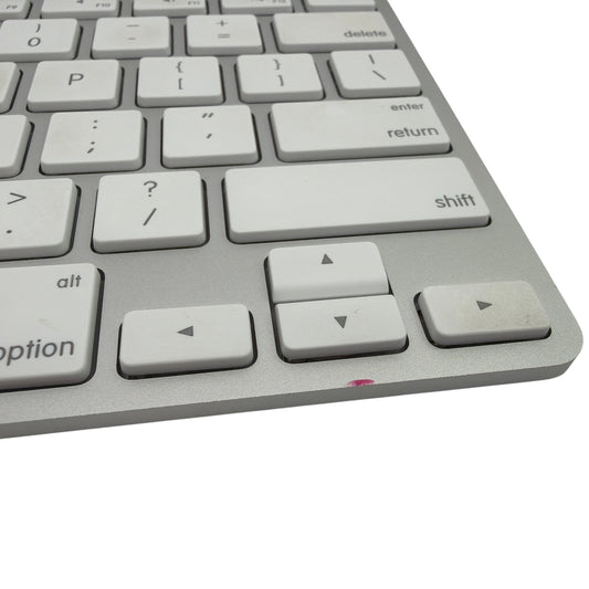 Apple Wireless Keyboard A1314 Silver Aluminum Bluetooth - Tested Working
