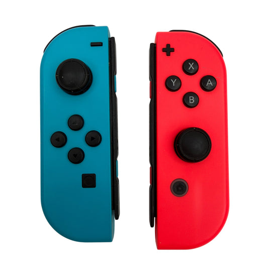Nintendo Switch Joy-Con Controllers Neon Blue HAC-015 and Neon Red HAC-016