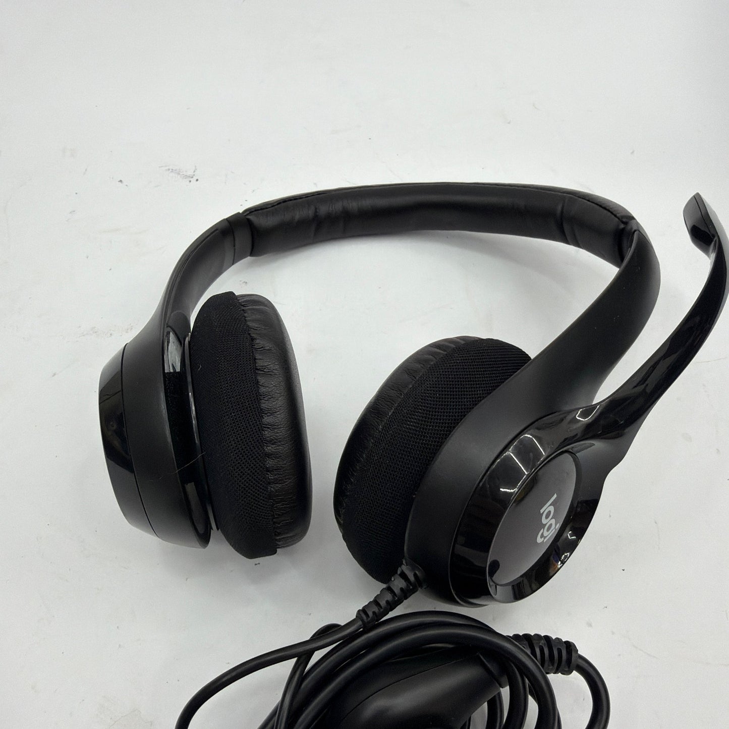 Logitech Logi USB Wired Headset with Microphone Black P/N 881-000046