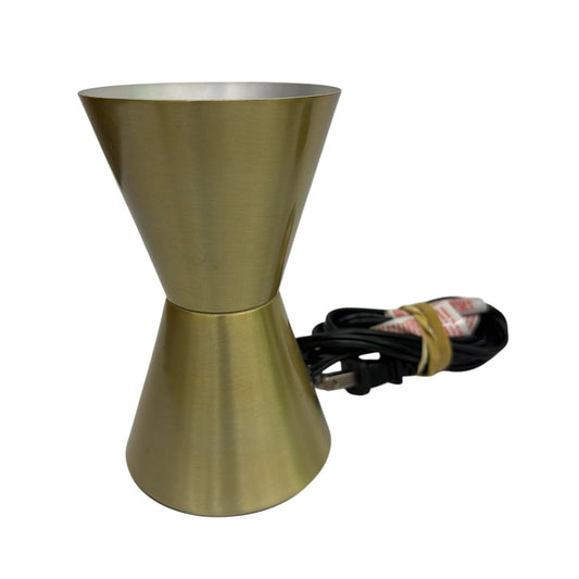 Motion and Glitter Model 709U Lava/Glitter Lamp Base Gold Metal 3.5in Top