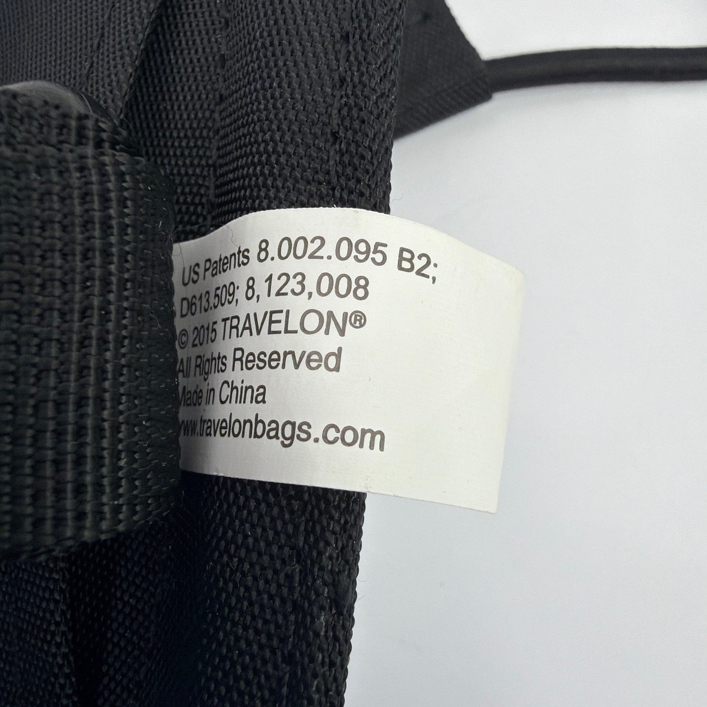 Travelon Bag Bungee Luggage Strap 12181-50 Black