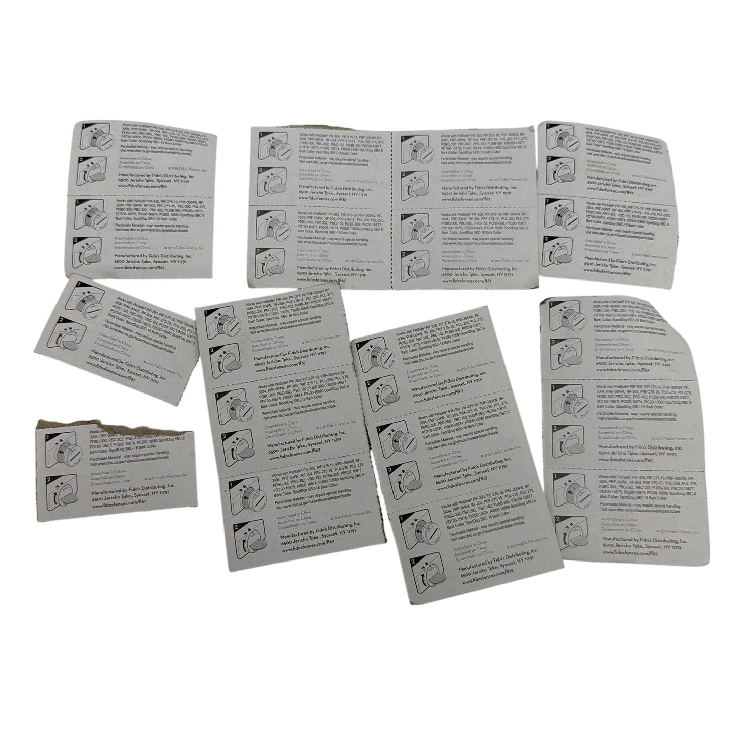 Lot of 19 Fido's Fences FF67 6V Battery Modules Replaces PetSafe RFA-67 2011