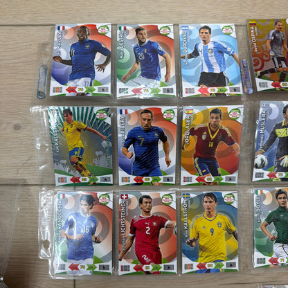 Lot of 60 Soccer Trading Cards Panini Adrenalyn XL Road to 2014 + Donruss Mix