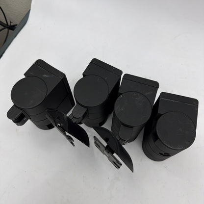 Lot of 4 Bose Cube Satellite Speakers With Wall Mount Brackets Tested Working