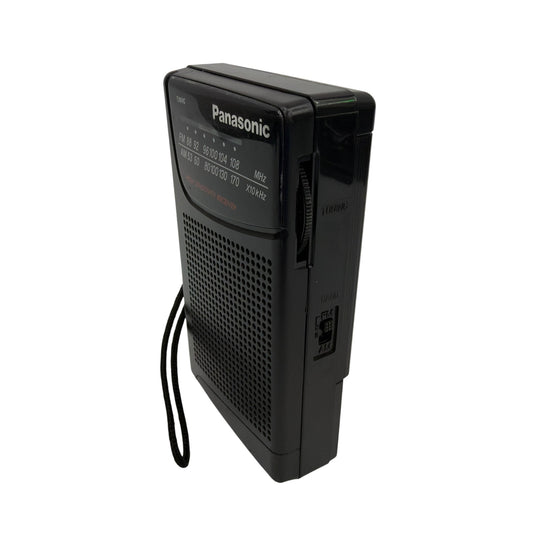 Panasonic RF-521 Portable AM FM Pocket Radio Tested No Battery Cover