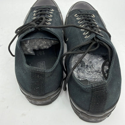 Converse Chuck Taylor All Star Low Top Triple Black Canvas Sneakers Mens 12 1538