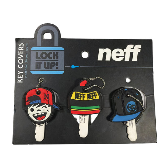 Neff Lock It Up Key Covers 3-Pack Keycap Set Style F13522 Multi Color