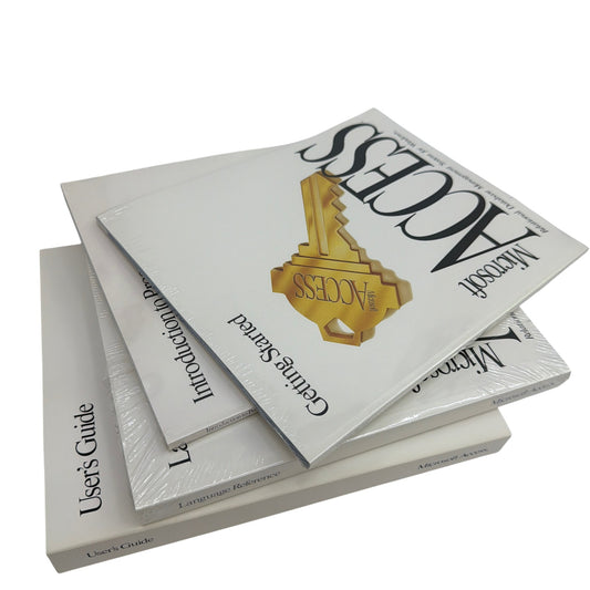 1992 Microsoft Access 1.0 for Windows Retail Box – Manuals Only, No Disks