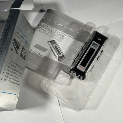 SEG MP57-1024 Black Matrix 2.0 1GB USB MP3 Player Tested Working