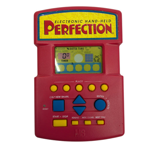 1996 Milton Bradley Electronic Hand-Held Perfection Game 4788 Tested Working