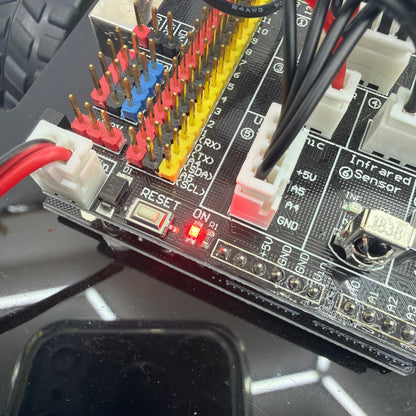 ELEGOO Smart Robot Car DIY Arduino Robot Kit 4WD Turns On Untested