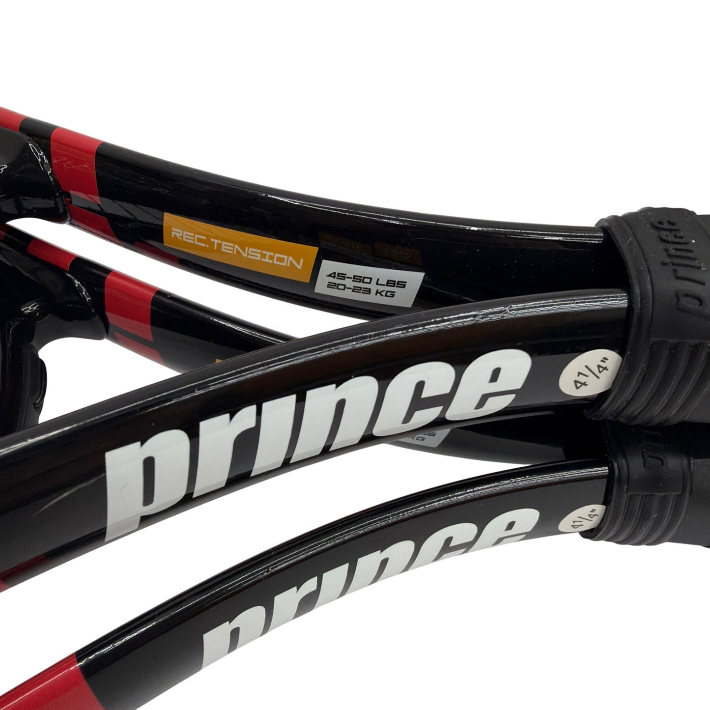 Prince Thunder 110 Tennis Racket Set of 2 with Bag 4 1/4" Grip