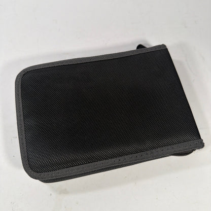 Nintendo 3DS Zipper Carrying Case Black Gray