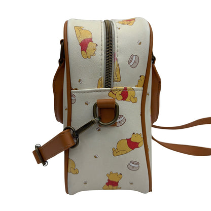 Disney Loungefly Winnie the Pooh Cream Tan Satchel Crossbody Bag